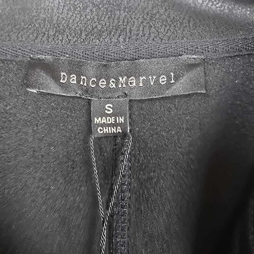 NWT Dance & Marvel Women's Black Moto Jacket Size Small - Picture 3 of 9